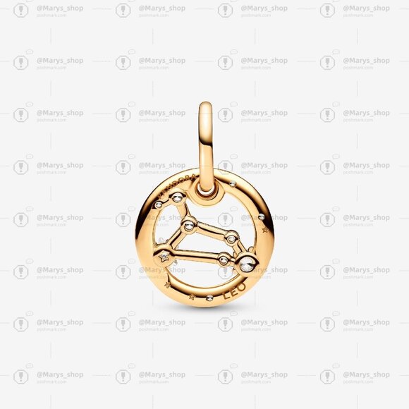Pandora Leo Zodiac Dangle Charm - Picture 2 of 7